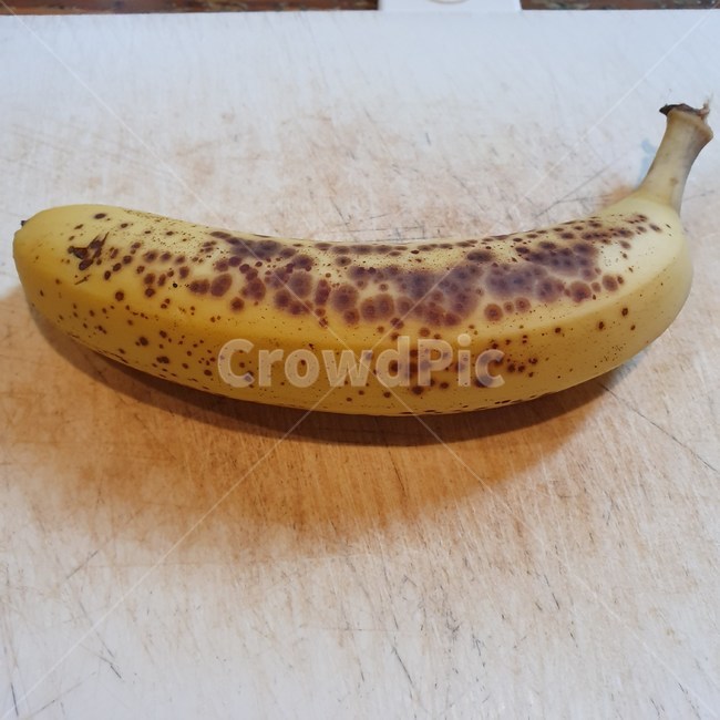바나나,음식,과일,노란색,반점,과일,열매,fruit