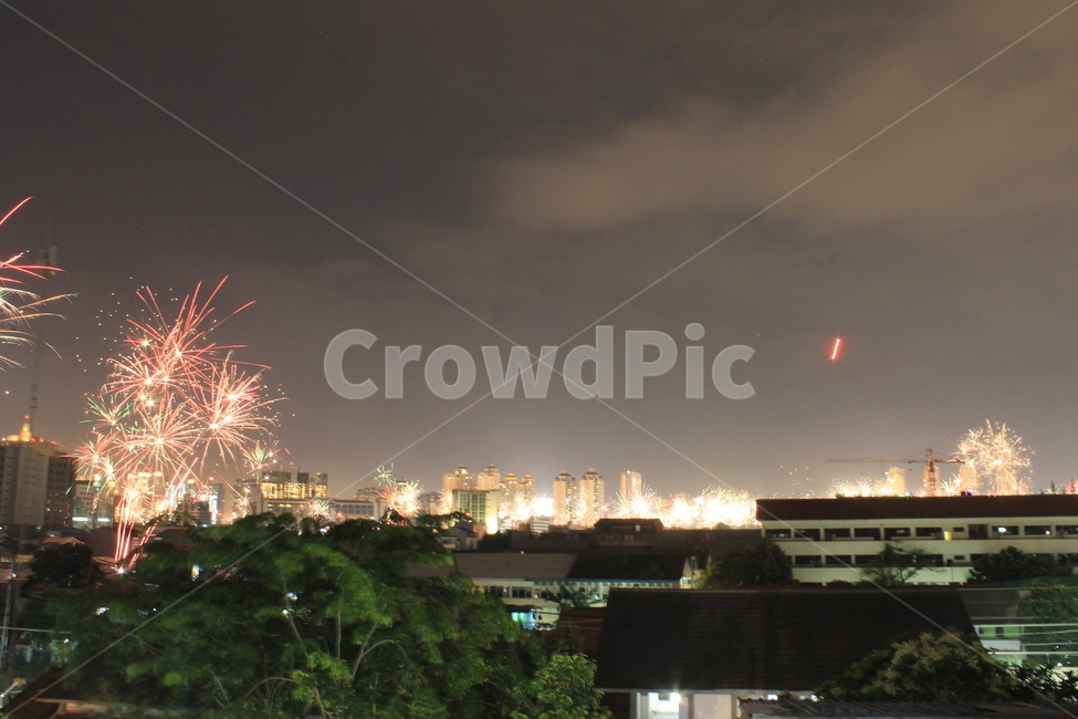 자카르타,불꽃놀이,새해,새해맞이,jakarta,firework,newyear