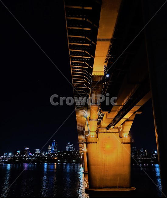다리,bridge,야경,가로등,한강,야경,밤,풍경,nightscape,night,landscape