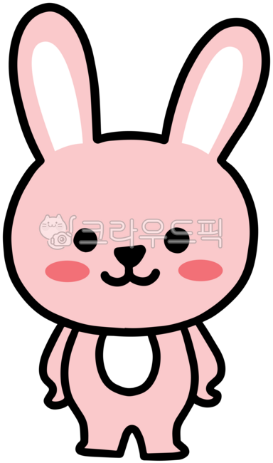 12간지, 12간지토끼, 토끼, 토끼띠, 분홍토끼, 사진,이미지,일러스트