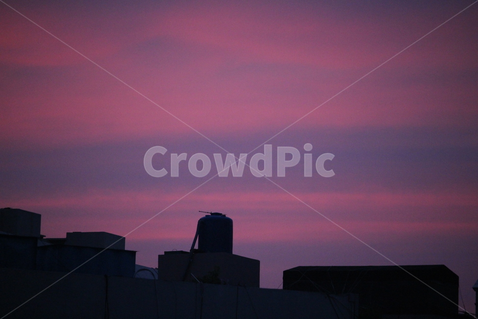 하늘,해질녘,매직아워,붉은하늘,풍경,실루엣,그림자,silhouette,shadow