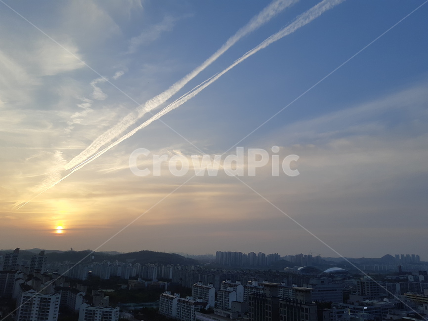 하늘,풍경,노을,구름,sky