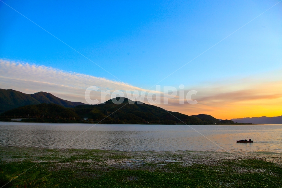 양수리,북한강,저녁,석양,노을,자연,풍경,nature,landscape,한국자연풍경,한국자연경관,korea nature landscape,outdoors,옥외,land,땅,water,물,shoreline,해안선