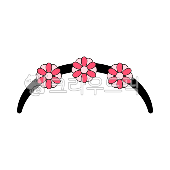 한복머리띠,머리띠,한복장식,배씨,머리장식,헤어악세사리,한복소품,헤어장식,꽃머리띠