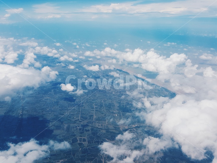 비행기,풍경,구름,전망,view