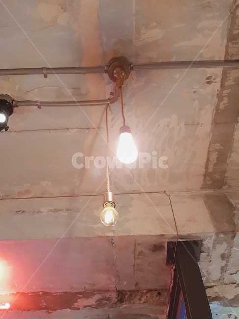 전구,빛,천장,불빛,밝음,카페,light,bulb