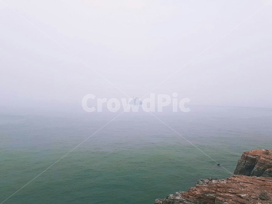 nature,자연,sea,바다,ocean,섬,안개