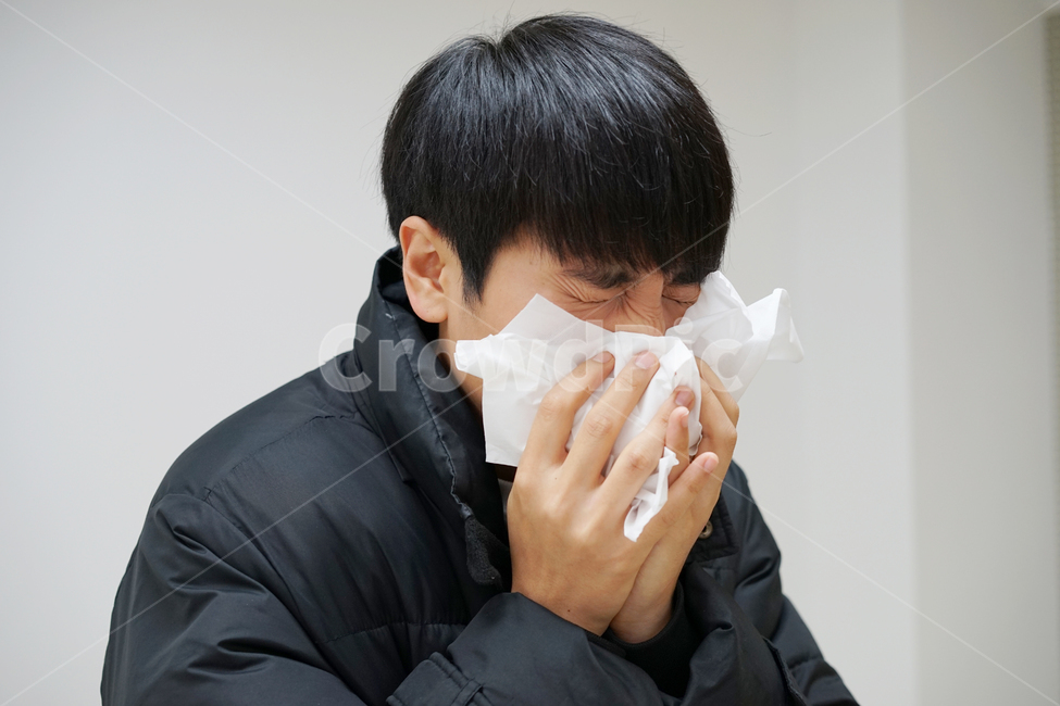 휴지,기침,재채기,감기,코감기,미세먼지,질병,콧물,이비인후과,남성,남자,청년,아픔,겨울,계절,winter,season,사람,인물,인간,human,person,남성,남자,man,male,건강,헬스웨어,헬스케어,healthware,health care