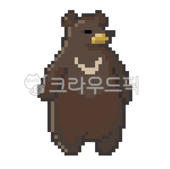 멸종위기동물,동물캐릭터,반달가슴곰,반달가슴곰캐릭터,곰,곰캐릭터,귀여운동물,귀여운동물캐릭터,귀여운캐릭터,픽셀동물,픽셀캐릭터,동물,동물일러스트,도트일러스트,도트동물일러스트