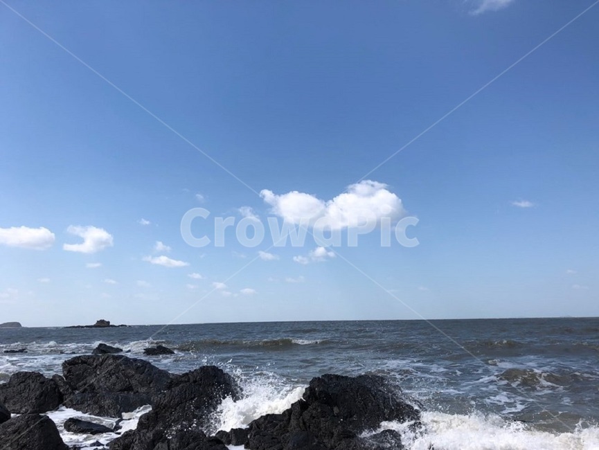 바다,하늘,구름,자연,서해,자연,풍경,nature,landscape,sea,outdoors,옥외,ocean,대양,water,물,promontory,곶
