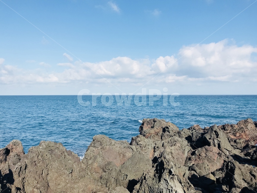 바다,해안,제주도바다,바위,하늘