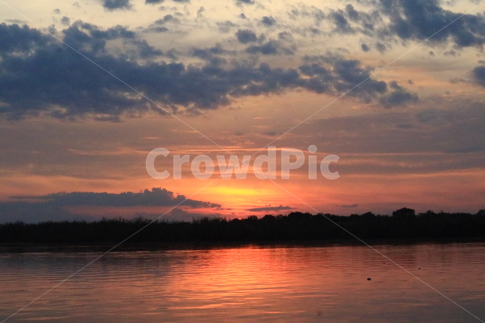 아프리카,사파리,자연,나일강,폭포,일출,safari,자연,풍경,nature,landscape,outdoors,옥외,dusk,황혼,sunset,일몰,sky,하늘,dawn,새벽,red sky,붉은 하늘