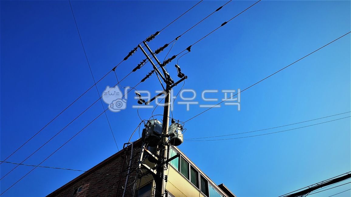 전봇대, 변압기, 주상변압기, 전기, 전선, 사진,이미지,일러스트,캘리그라피 - chego21작가