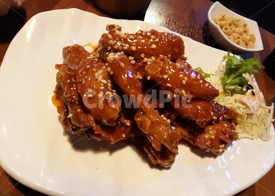 치킨,양념,음식,안주,chicken