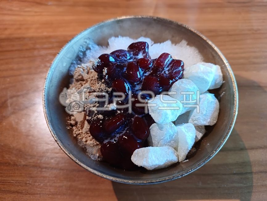 팥빙수, 빙수, 얼음빙수, 여름, 단팥, 사진,이미지,일러스트,캘리그라피 - Cool Moon작가
