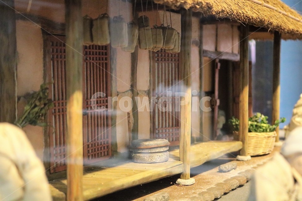 모형집,옛날집,초가집,소품,마루,한국전통,한국문화,korean traditional,korean culture
