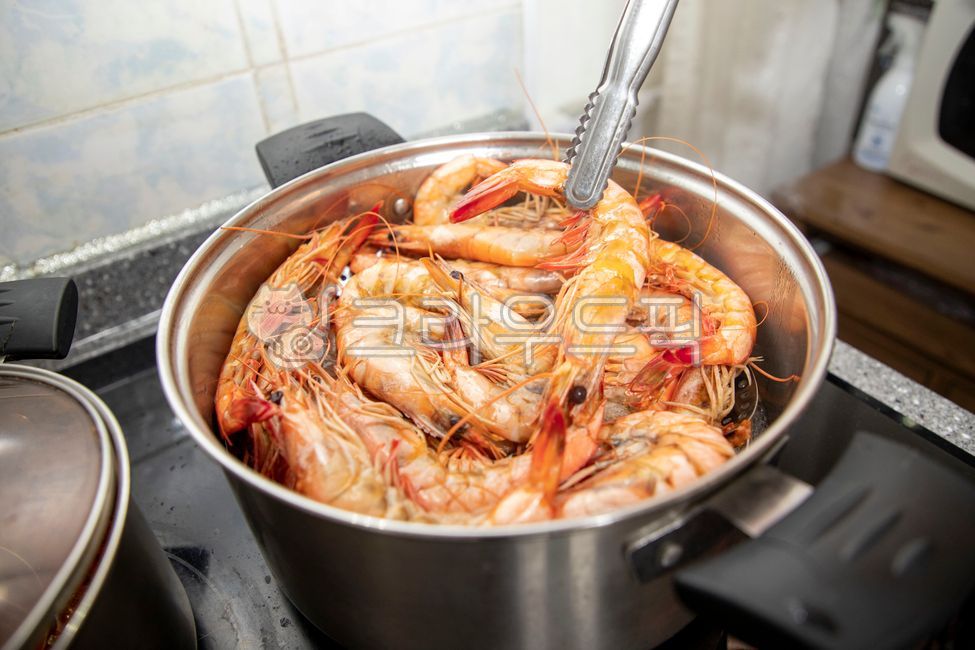 대하,새우,대하찜,찜,냄비,수산물,식재료,음식,food