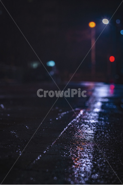 비,도로,조명,보케,아스팔트,불빛,비오는거리,길거리,street,rain