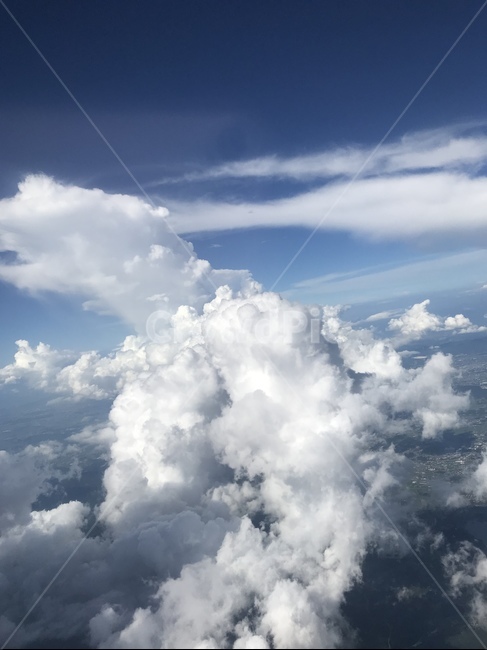 하늘,구름,비행기,바다,항공사진,sky,sea,cloud,airplane