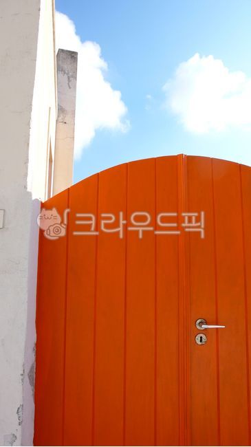 그리스,그리스산토리니,산토리니,붉은대문,문,주황문,빨간대문,door