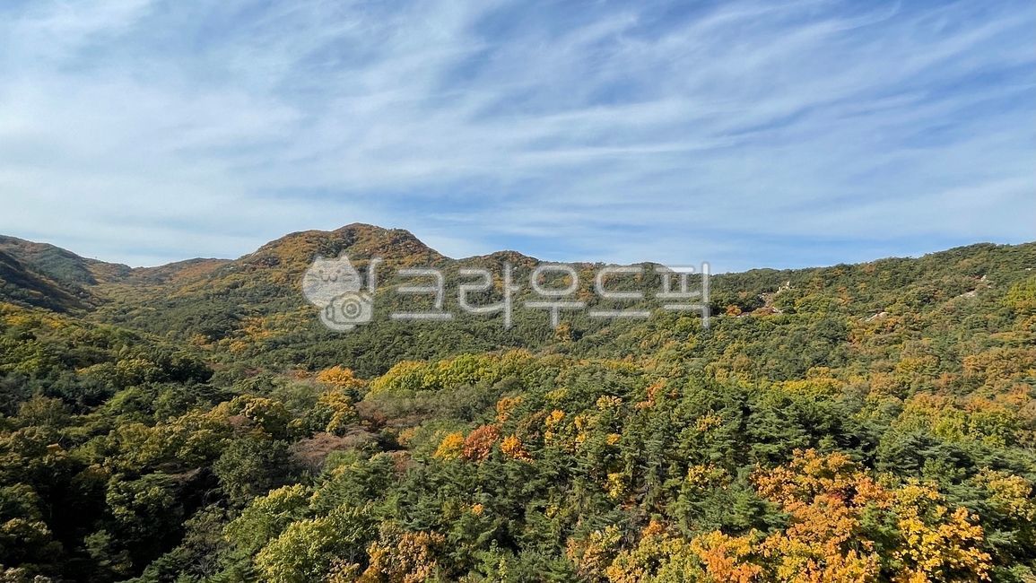 가을, 가을산, 산, 자연, 하늘, 사진,이미지,일러스트,캘리그라피 - lajuni작가