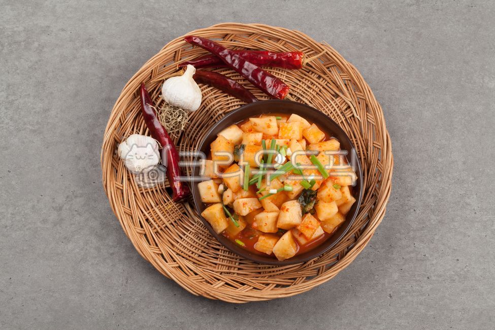 김치,깍두기,무,채소,식사,음식