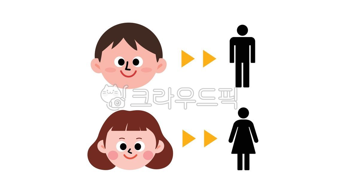 화장실,픽토그램,웃는남자아이,웃는여자아이,일러스트,화살표,남자화장실,여자화장실,표지판,toilet,pictogram,smilingboy,smilinggirl,illustration,arrow,mensrestroom,womensrestroom,sign