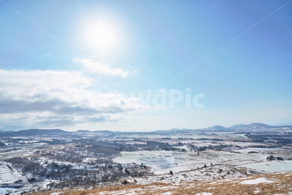 풍경,오름,눈,제주,하늘,힐링,자연,파란하늘,겨울,계절,winter,season,자연,풍경,nature,landscape,scenery,outdoors,옥외,경치,plateau,고원