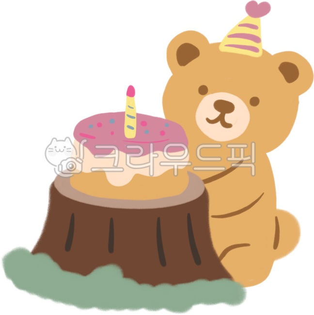 곰인형,생일파티,축하파티,생일,곰,곰일러스트,곰인형그림,생일그림