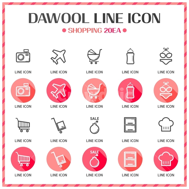 Line icon,icon,bomb,cart,feeding bottle,bikini,airplane,Flat icon,underwear,Pictogram,stroller,camera,Simple icon