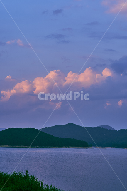 구름,cloud,하늘,호수,자연,land,nature
