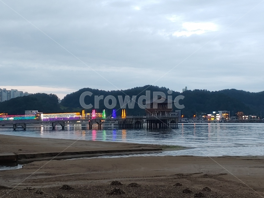 바다,해변,해수욕장,포항바다,영일대,영일대해수욕장,흐림,흐린날씨,흐린