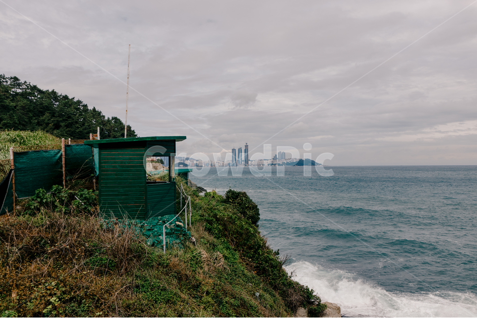 해안초소,초소,바다,자연,경치,풍경,부산,이기대,자연,풍경,nature,landscape,outdoors,옥외,building,건물,rural,농촌