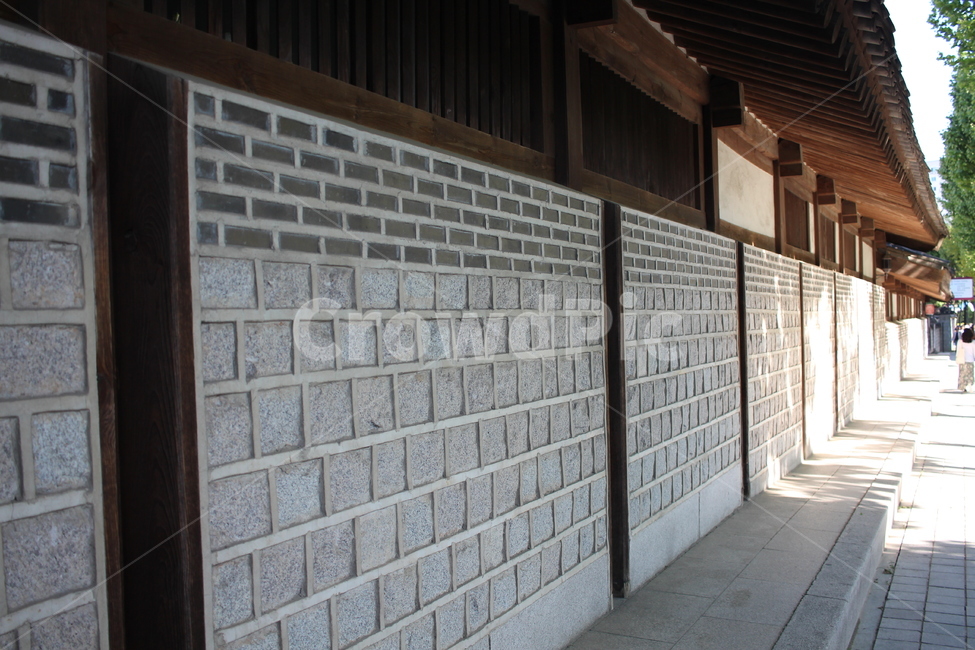 서울,서울거리,한옥,한옥담벼락,한옥담,한국전통