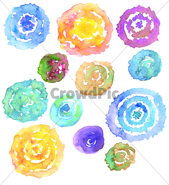 물감번짐,물감그림,손그림,handdrawing,colorruns,원,circle,art,아트