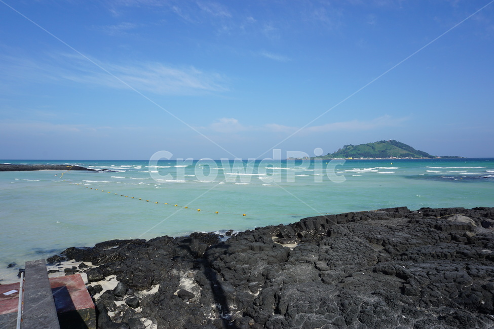 제주도,해수욕장,푸른바다,하늘,푸른,바닷가,해변,협재,제주