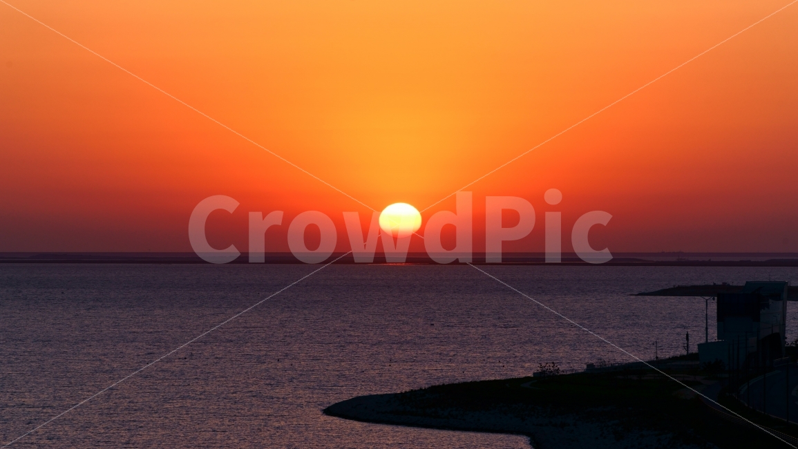 노을,해,반영,동진강,김제,자연,풍경,nature,landscape,outdoors,옥외,sky,하늘,dawn,새벽,sunset,일몰,dusk,황혼,red sky,붉은 하늘
