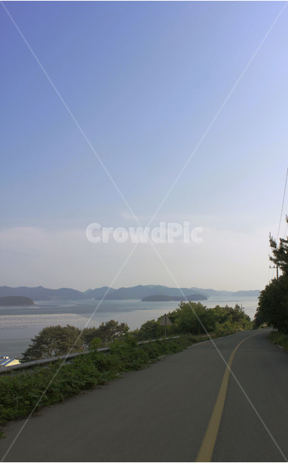 자연,풍경,해안가도로,도로,섬,하늘,교통,교통수단,traffic,transportation