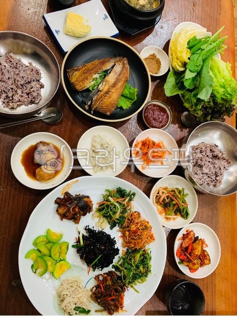 보리밥,정식,보리밥정식,koreanfood,한국음식