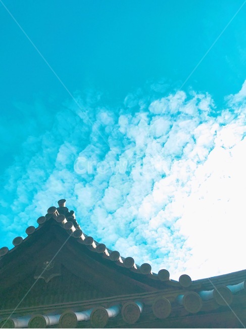 구름,일본,맑은날,거리,교토,건축물,건물외관,exterior,building,structure,architecture,construction