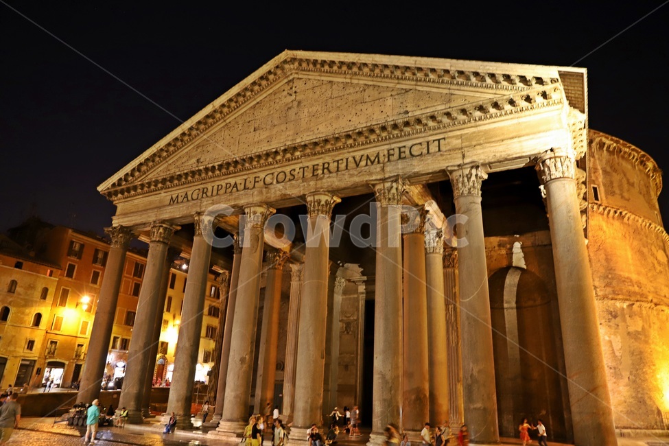 판테온,pantheon,로마,rome,이탈리아,야경,밤,풍경,nightscape,night,landscape,랜드마크,landmark,tourist attraction,해외,외국,세계,foreign,oversea,world,세계랜드마크,해외랜드마크,외국랜드마크,world landmark,world tourist attraction,사람들,대중,군중,other people,crowd,건축물,건물외관,exterior,building,structure,architecture,construction,건물