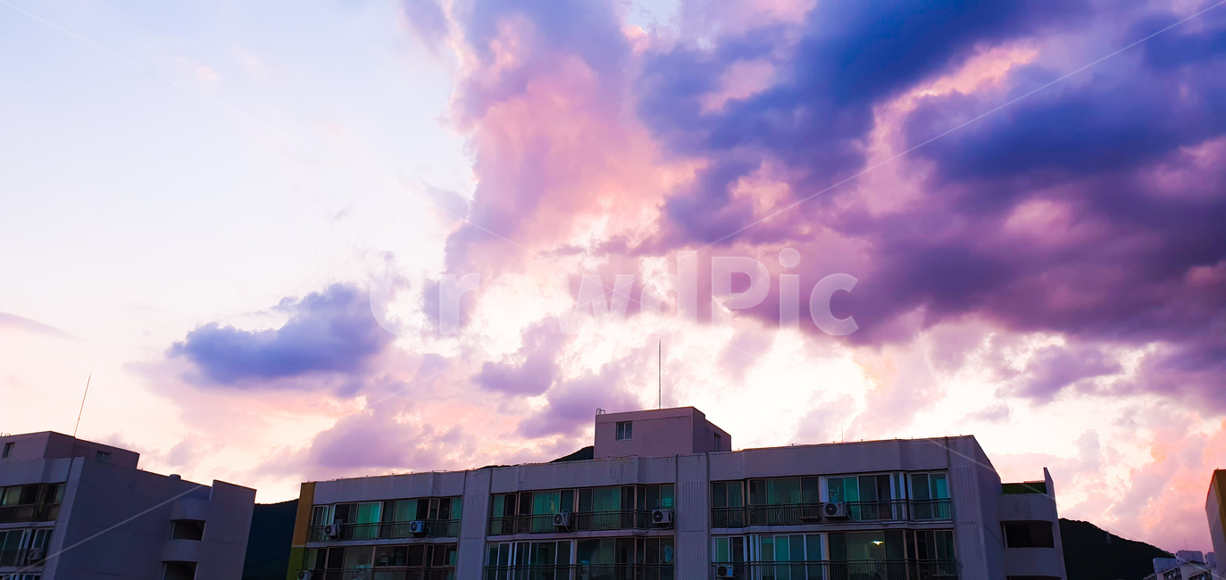 하늘,야경,노을,구름,sky,뭉게구름,석양,동네