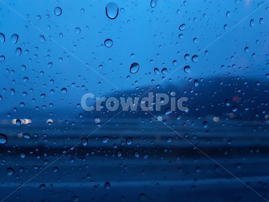 비,레인,rain,빗방울,창,윈도우,차창,반사,아웃포커스,불빛,파랑,파란색,블루,blue,비,비오는날,rain,rainy