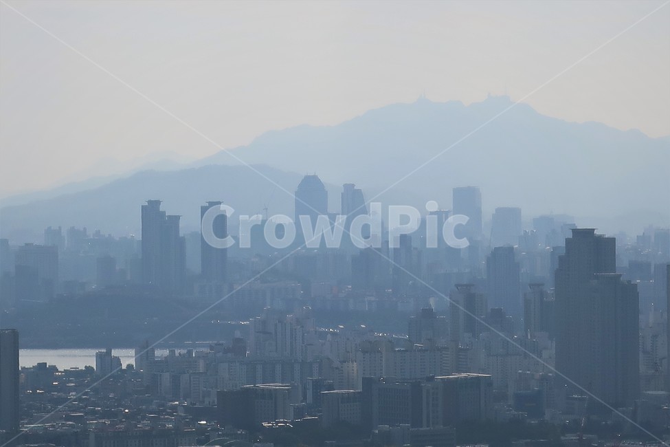 서울,도시,풍경,고층빌딩,한강,한강변,미세먼지,황사,스모그,매연,안개,연무,경관,도시,풍경,city,landscape,한국도시풍경,한국도시경관,korea cityscape