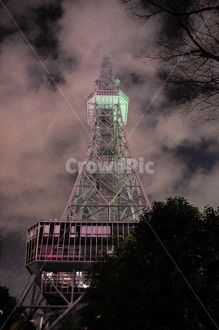 architecture,건축물,tower,탑,building,건물,spire,첨탑,steeple,뾰족한탑,일본,나고야,tv타워,밤,새벽,감성,나고야tv타워,japan,nagoya,tvtower,night,dawn