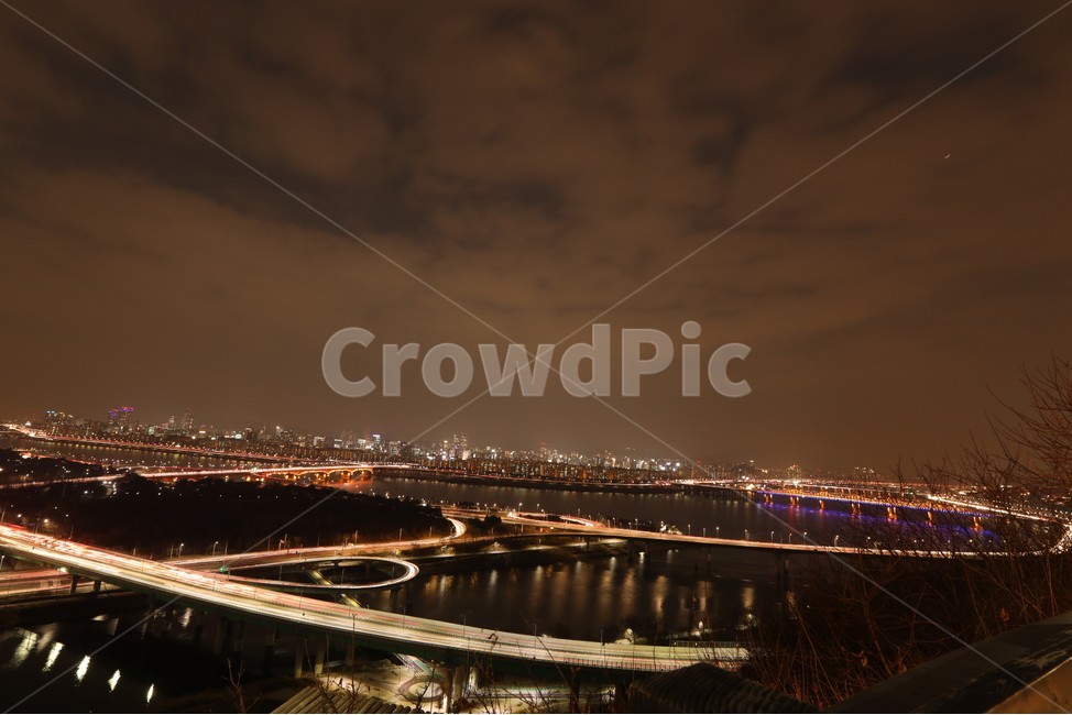 한강,다리,물,파랑,하늘,야경,밤,풍경,nightscape,night,landscape,도시,city,한국도시풍경,한국도시경관,korea cityscape,road,도로,freeway,고속 도로