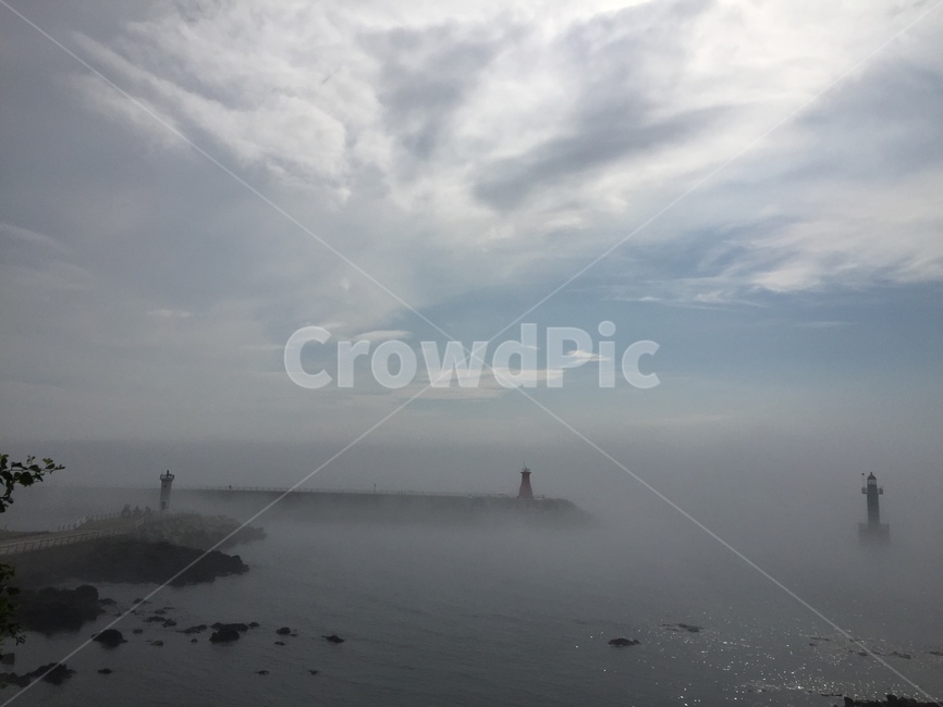 바다,안개,등대,sea,fog