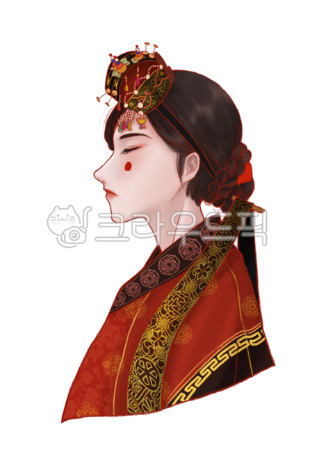 한복,결혼,색시,연지곤지,전통,전통옷,족두리,의류,드레스,person,dress,사람,패션,격식있는옷차림,clothing,wedding,korean,clothes