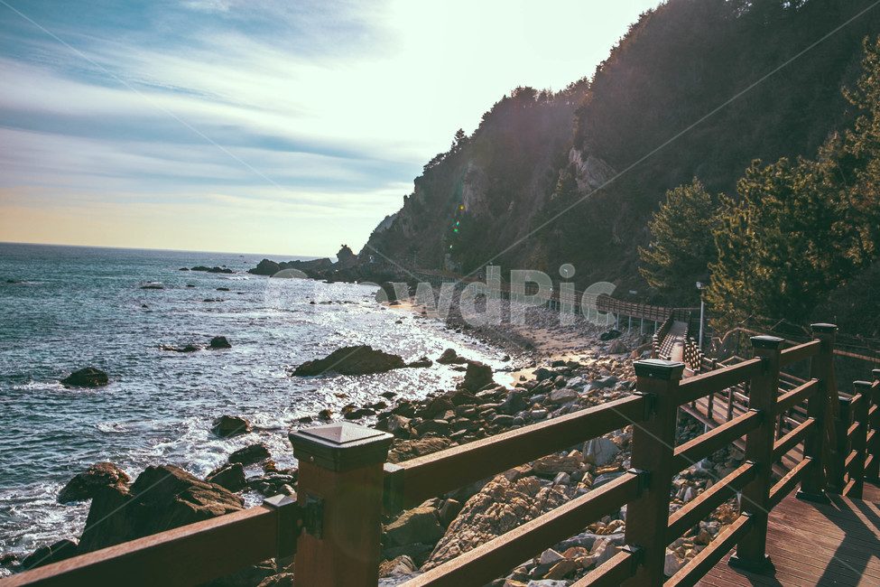바다,바위,하늘,구름,길,태양,자연,풍경,nature,landscape,한국자연풍경,한국자연경관,korea nature landscape,railing,난간