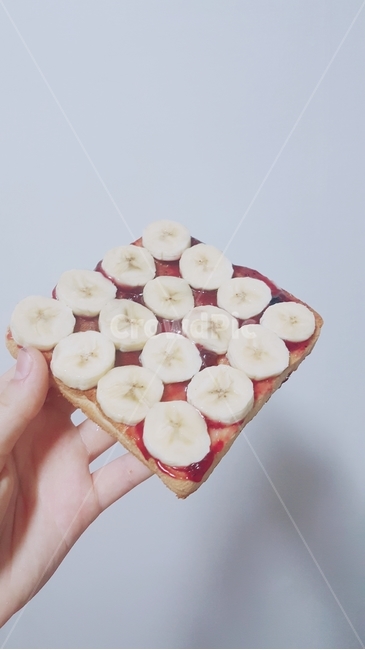 식빵,바나나,블루베리,홈메이드,토스트,빵,bread,디저트,간식,후식,dessert,snack